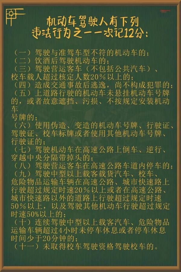 驾驶证12分周期怎么算最后一天算吗(驾驶证12分周期怎么算)