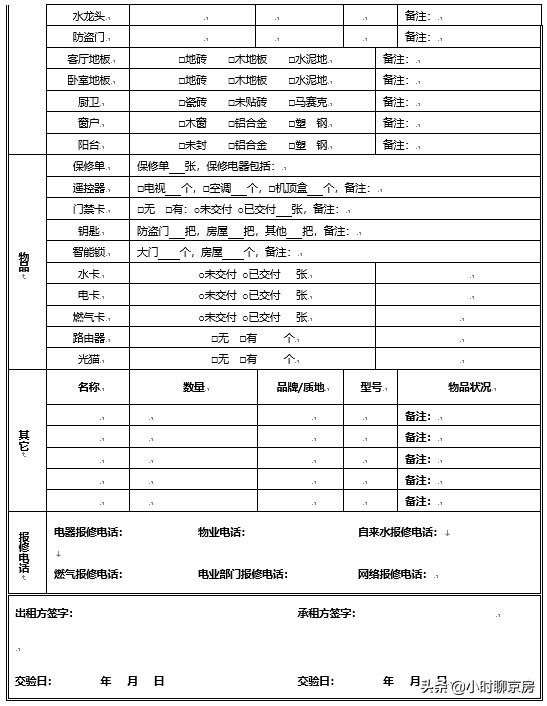 2019年版《北京市住房租赁合同》