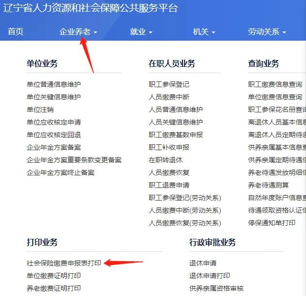 企业社保申报—养老保险网上申报流程（以辽阳养老保险申报为例）